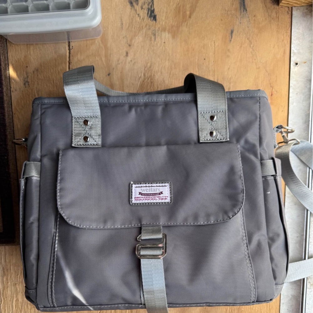 Gray women’s lunch Bag